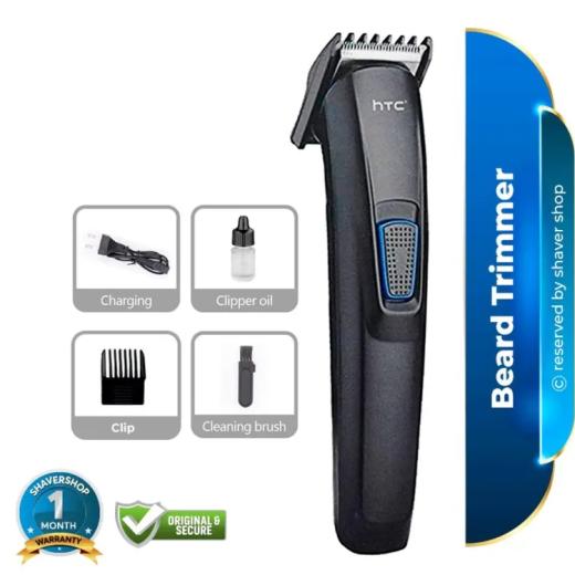 Htc At-522 Rechargeable Electric Hair Clipper Low Noise Hair Trimmer Hair Cutting Machine Beard Shaver Trimer For