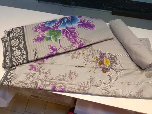 Premium Digital Printed Pakistani Cotton Three-Piece Collection