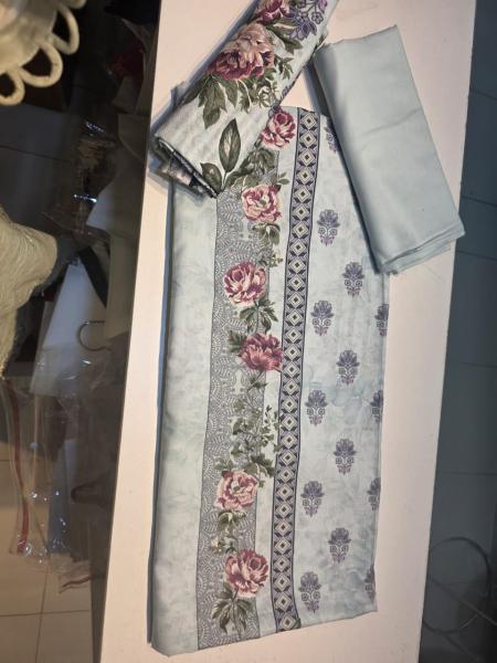 Premium Digital Printed Pakistani Cotton Three-Piece Collection