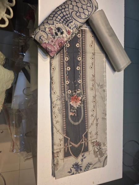 Premium Digital Printed Pakistani Cotton Three-Piece Collection