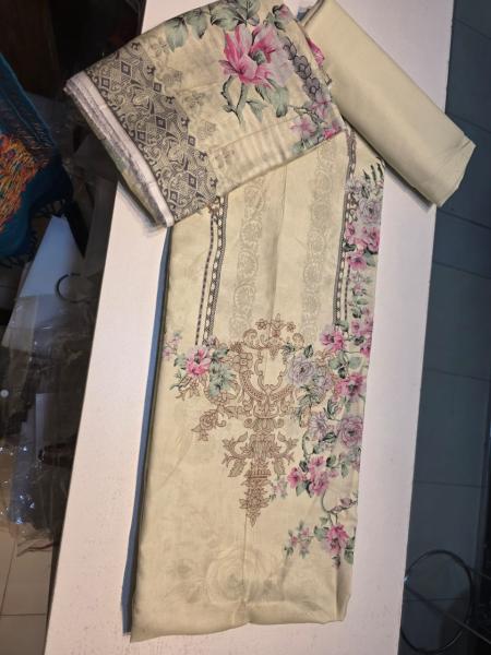 Premium Digital Printed Pakistani Cotton Three-Piece Collection