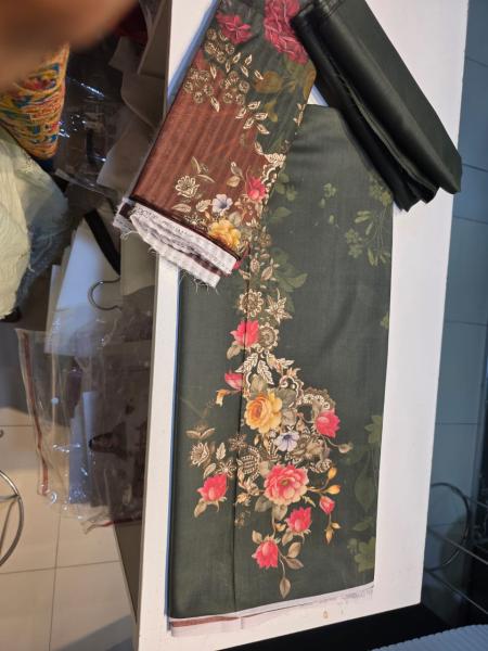 Premium Digital Printed Pakistani Cotton Three-Piece Collection