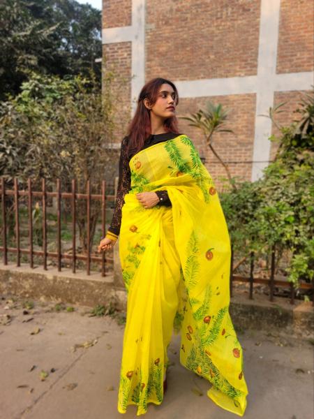 Exclusive Handloom Half Silk Saree – Dropupseller  Signature Collection SUK-545