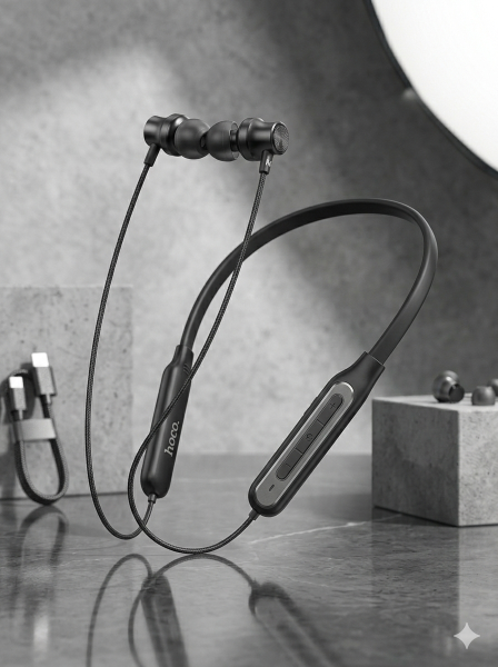 Hoco ES65 Magnetic Neckband, designed to highlight its premium feature-696
